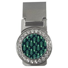 Peacock Pattern Money Clips (cz) 