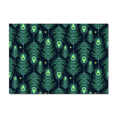 Peacock Pattern Sticker A4 (100 Pack)