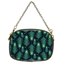 Peacock Pattern Chain Purse (one Side)