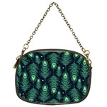 Peacock Pattern Chain Purse (One Side) Front