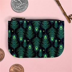 Peacock Pattern Mini Coin Purse