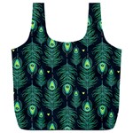 Peacock Pattern Full Print Recycle Bag (XXXL) Front