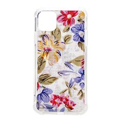 Flower Texture, Knitted Texture, Background With Big Red Iphone 11 Pro Max 6 5 Inch Tpu Uv Print Case