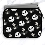 Jack Print, White, Before, Plain, Black, Simple, Christmas Apple iPad 2/3/4 Zipper Cases Front