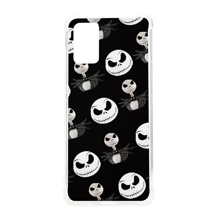 Jack Print, White, Before, Plain, Black, Simple, Christmas Samsung Galaxy S20Plus 6.7 Inch TPU UV Case