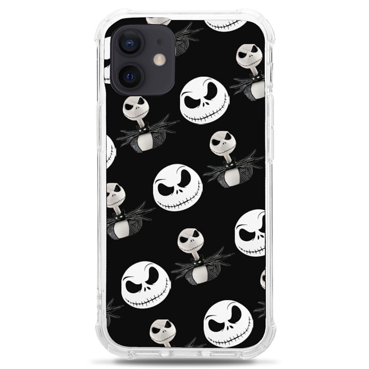 Jack Print, White, Before, Plain, Black, Simple, Christmas iPhone 12 mini TPU UV Print Case	