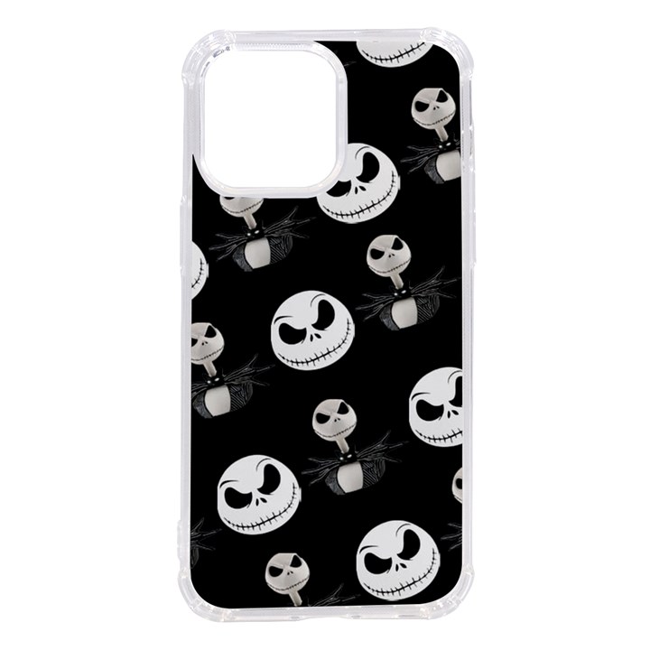 Jack Print, White, Before, Plain, Black, Simple, Christmas iPhone 14 Pro Max TPU UV Print Case