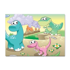 Kids Mural Cartoon Dinosaur Sticker A4 (10 Pack) by nateshop