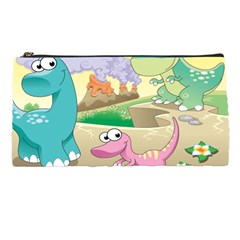 Kids Mural Cartoon Dinosaur Pencil Case by nateshop