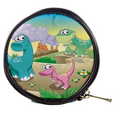 Kids Mural Cartoon Dinosaur Mini Makeup Bag by nateshop