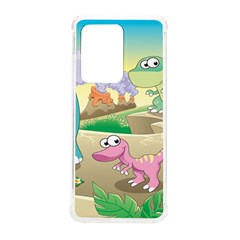 Kids Mural Cartoon Dinosaur Samsung Galaxy S20 Ultra 6 9 Inch Tpu Uv Case