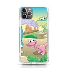 Kids Mural Cartoon Dinosaur Iphone 11 Pro 5 8 Inch Tpu Uv Print Case by nateshop