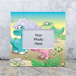 Kids Mural Cartoon Dinosaur White Box Photo Frame 4  x 6  Front