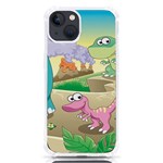 Kids Mural Cartoon Dinosaur iPhone 13 TPU UV Print Case Front