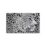 Leopard In Art, Animal, Graphic, Illusion Sticker Rectangular (10 pack) Front