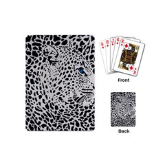 Leopard In Art, Animal, Graphic, Illusion Playing Cards Single Design (mini) by nateshop