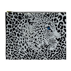 Leopard In Art, Animal, Graphic, Illusion Cosmetic Bag (xl) by nateshop