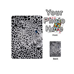 Leopard In Art, Animal, Graphic, Illusion Playing Cards 54 Designs (mini) by nateshop