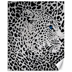 Leopard In Art, Animal, Graphic, Illusion Canvas 11  X 14  by nateshop