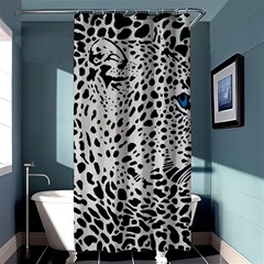 Leopard In Art, Animal, Graphic, Illusion Shower Curtain 36  X 72  (stall)  by nateshop