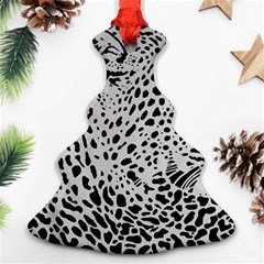 Leopard In Art, Animal, Graphic, Illusion Ornament (christmas Tree)  by nateshop