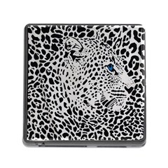 Leopard In Art, Animal, Graphic, Illusion Memory Card Reader (square 5 Slot) by nateshop