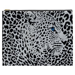 Leopard In Art, Animal, Graphic, Illusion Cosmetic Bag (xxxl) by nateshop