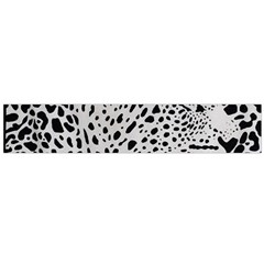 Leopard In Art, Animal, Graphic, Illusion Large Premium Plush Fleece Scarf  by nateshop