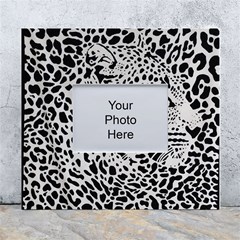 Leopard In Art, Animal, Graphic, Illusion White Wall Photo Frame 5  X 7  by nateshop