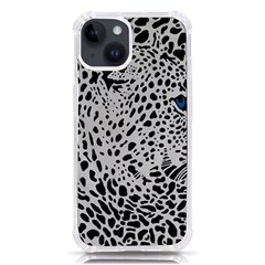 Leopard In Art, Animal, Graphic, Illusion Iphone 14 Tpu Uv Print Case by nateshop