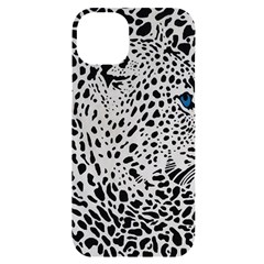 Leopard In Art, Animal, Graphic, Illusion Iphone 14 Plus Black Uv Print Case by nateshop