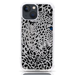 Leopard In Art, Animal, Graphic, Illusion Iphone 13 Mini Tpu Uv Print Case by nateshop