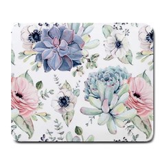 Nature, Floral, Flower, Print, Vintage Large Mousepad by nateshop