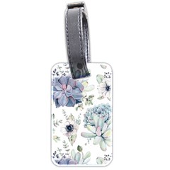 Nature, Floral, Flower, Print, Vintage Luggage Tag (two Sides) by nateshop