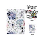 Nature, Floral, Flower, Print, Vintage Playing Cards 54 Designs (Mini) Front - Spade5