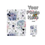 Nature, Floral, Flower, Print, Vintage Playing Cards 54 Designs (Mini) Front - Spade9