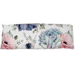 Nature, Floral, Flower, Print, Vintage Body Pillow Case (dakimakura) by nateshop