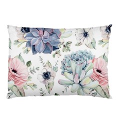 Nature, Floral, Flower, Print, Vintage Pillow Case (two Sides) by nateshop