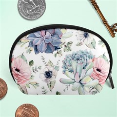 Nature, Floral, Flower, Print, Vintage Accessory Pouch (large) by nateshop