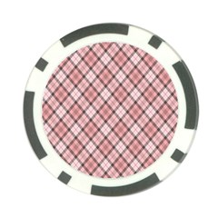 Pink Burberry, Abstract Poker Chip Card Guard by nateshop