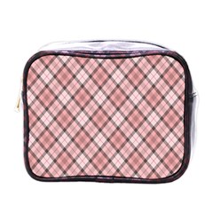 Pink Burberry, Abstract Mini Toiletries Bag (one Side) by nateshop