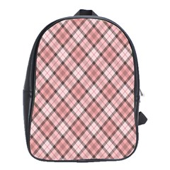 Pink Burberry, Abstract School Bag (large) by nateshop