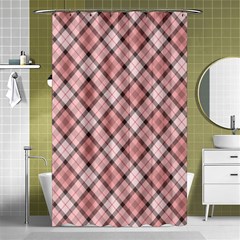 Pink Burberry, Abstract Shower Curtain 48  X 72  (small)  by nateshop