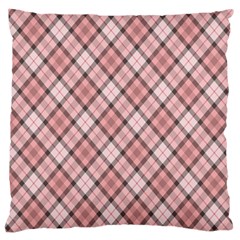 Pink Burberry, Abstract Large Cushion Case (two Sides) by nateshop