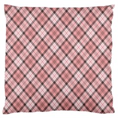 Pink Burberry, Abstract Large Premium Plush Fleece Cushion Case (one Side) by nateshop