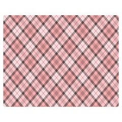 Pink Burberry, Abstract Two Sides Premium Plush Fleece Blanket (medium)