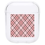 Pink Burberry, Abstract Hard PC AirPods 1/2 Case Front