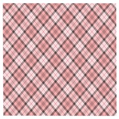 Pink Burberry, Abstract Wooden Puzzle Square by nateshop