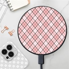 Pink Burberry, Abstract Wireless Fast Charger(black) by nateshop