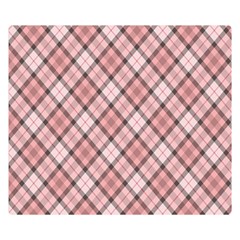 Pink Burberry, Abstract Premium Plush Fleece Blanket (small) by nateshop